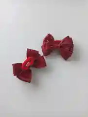 Бордовый банты на резинке для девочки, школьные бантики для волос
