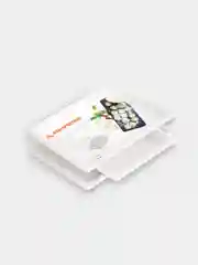 Белый набор подносов для заморозки 360х250х30мм, 3 шт (лотки для заморозки, контейнеры)