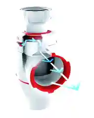 Белый сифон для раковины Wirquin Neo Air, воздушный клапан, без выпуска, 30987099