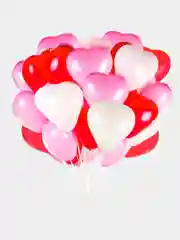 Шары воздушные в форме сердца, 50 штук