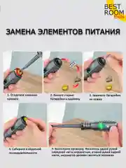 Индикаторная отвертка 5 в 1, индикатор напряжения