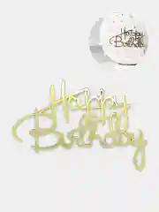 Топпер для украшения торта Happy birthday