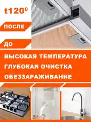 Белый профессиональный пароочиститель для дома/ Парогенератор для уборки/ Паровой очиститель