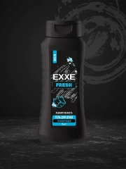 Гель для душа мужской 2 в 1 Exxe Men Fresh 400мл/Подарок мужчине на новый год/23 февраля