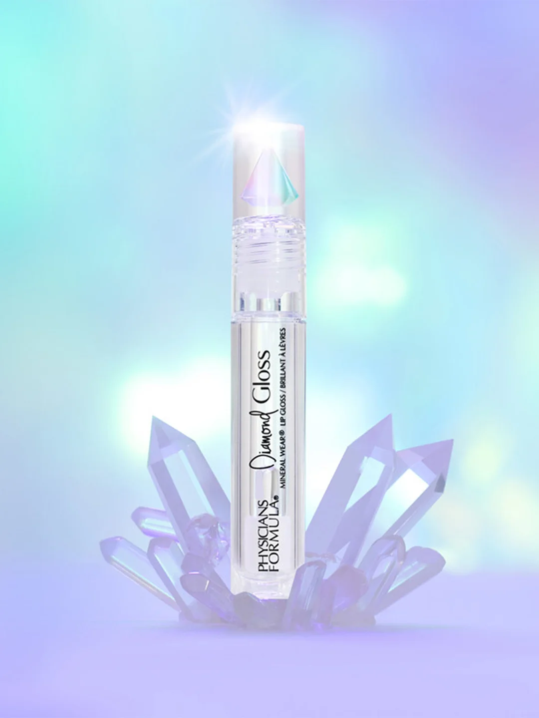 PHYSICIANS FORMULA Блеск для губ Mineral Wear® Diamond Gloss, тон: прозрачный, 4,6мл