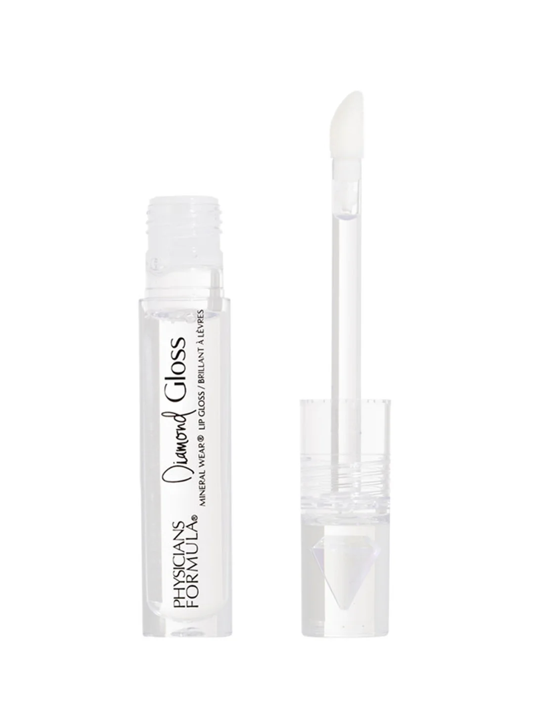 PHYSICIANS FORMULA Блеск для губ Mineral Wear® Diamond Gloss, тон: прозрачный, 4,6мл