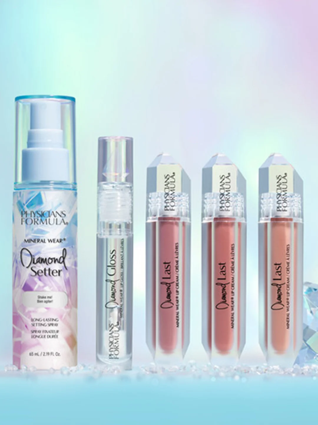 PHYSICIANS FORMULA Блеск для губ Mineral Wear® Diamond Gloss, тон: прозрачный, 4,6мл