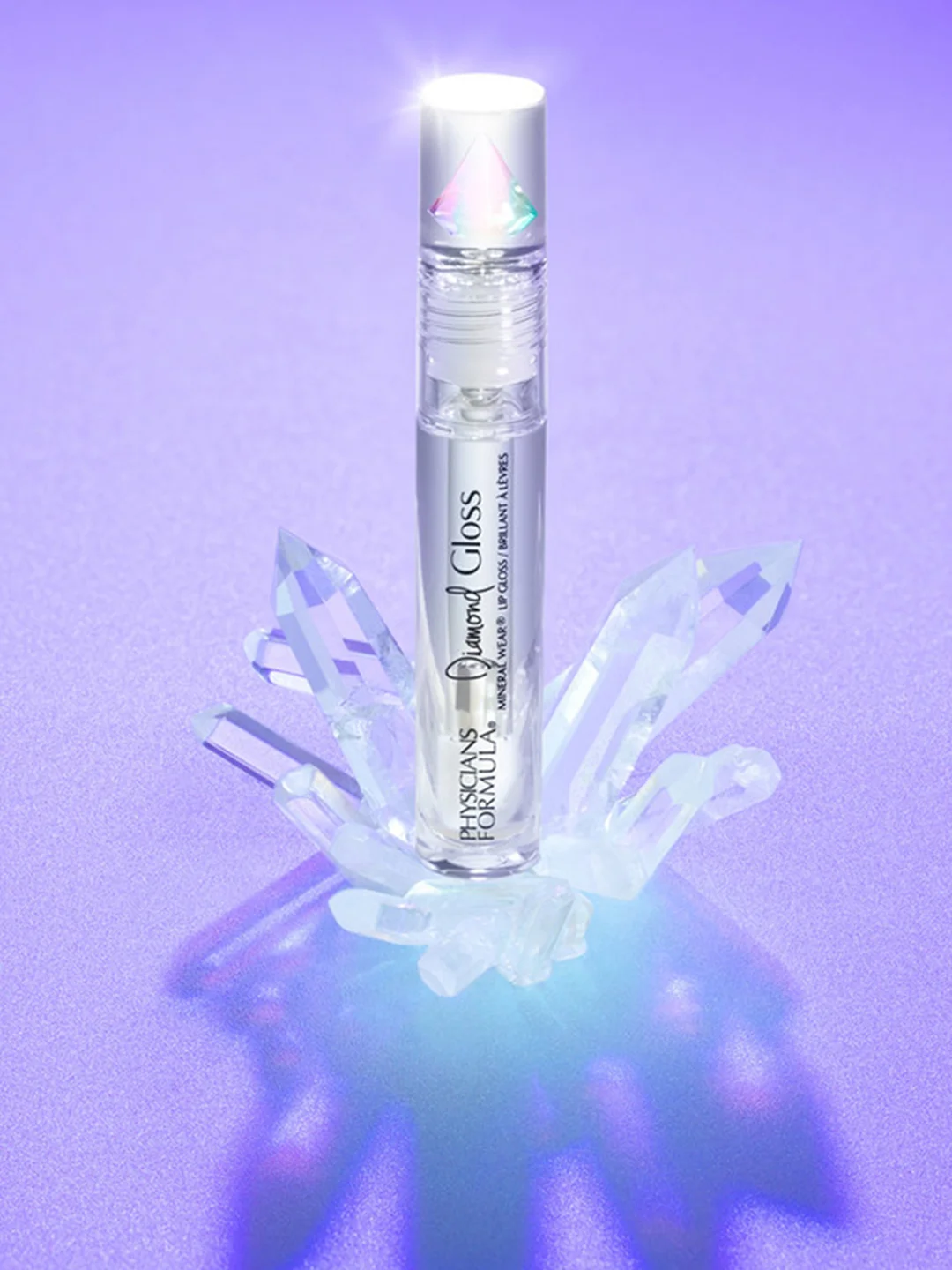 PHYSICIANS FORMULA Блеск для губ Mineral Wear® Diamond Gloss, тон: прозрачный, 4,6мл