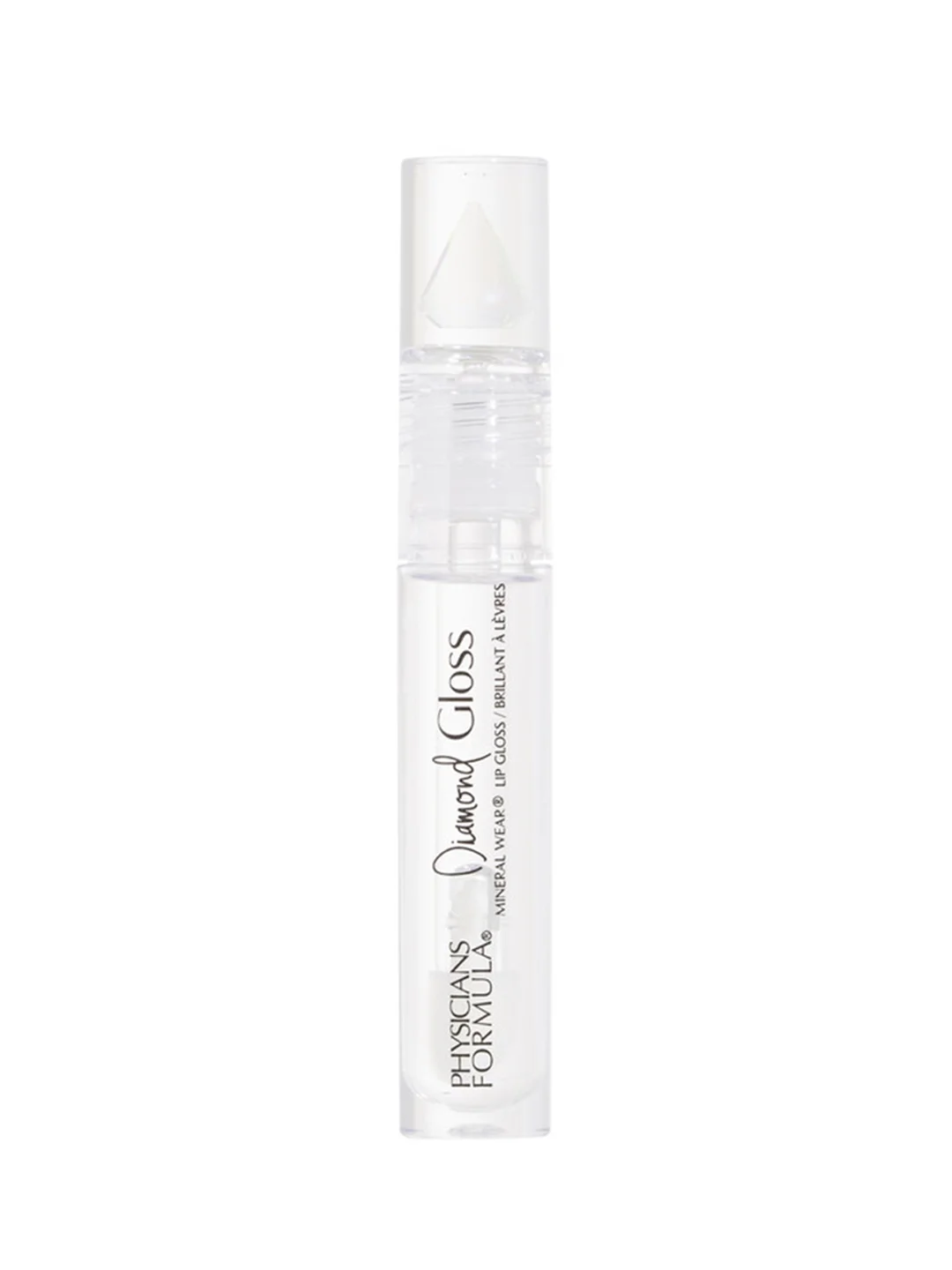 PHYSICIANS FORMULA Блеск для губ Mineral Wear® Diamond Gloss, тон: прозрачный, 4,6мл