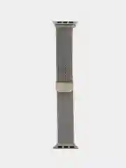 Серебряный ремешок Миланская петля  Apple Watch