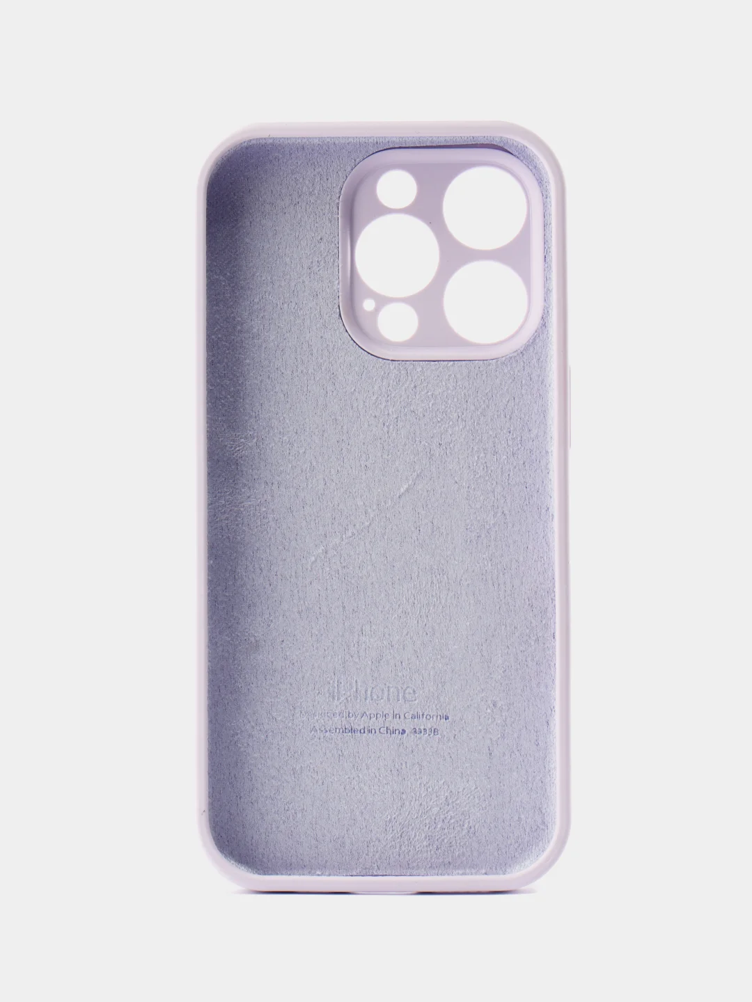 Лавандовый чехол для iPhone 16, 16 Pro, 16 Pro Max, Silicone Case, чехол на айфон силиконовый