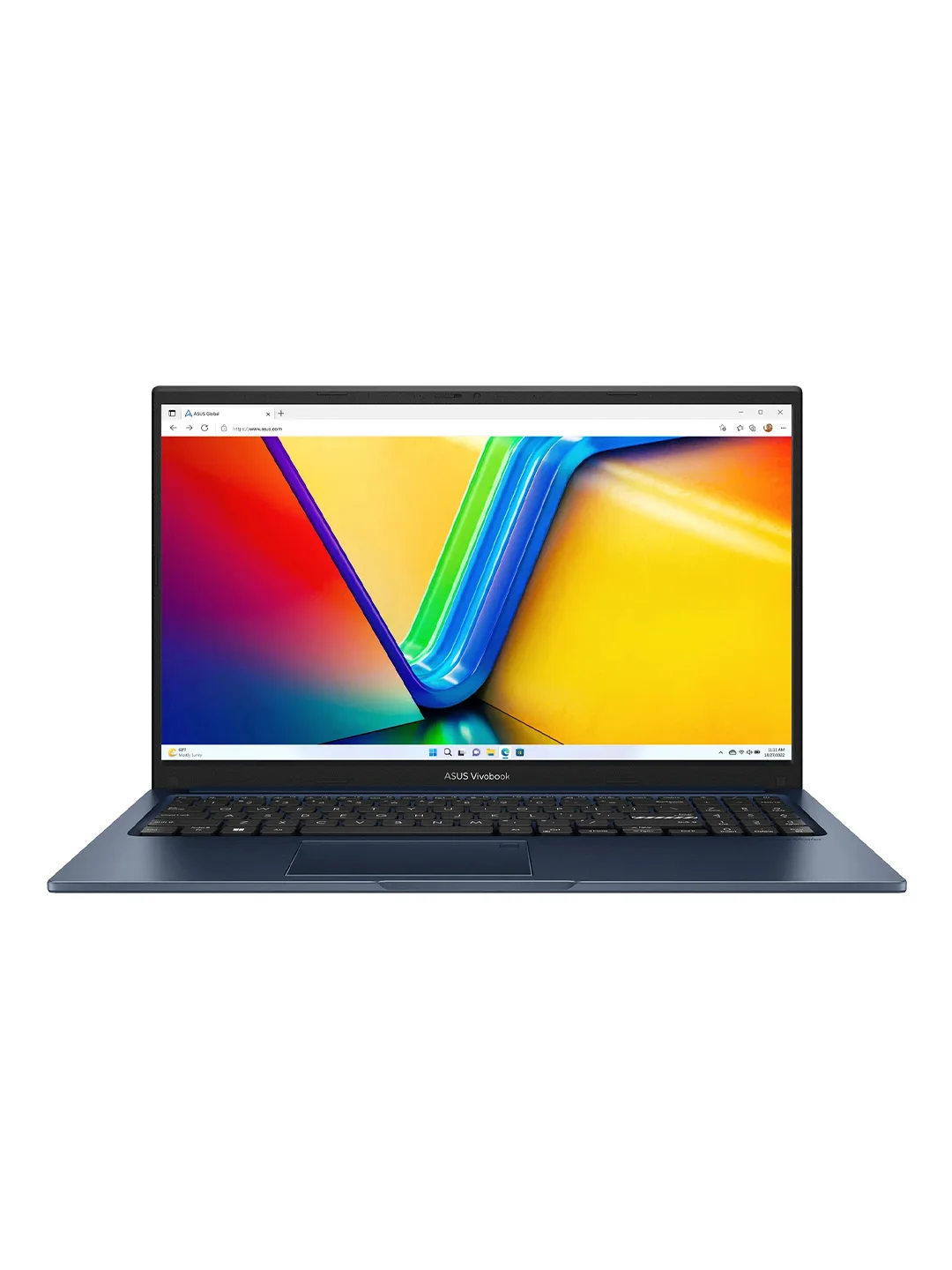 Синий ноутбук ASUS VivoBook X1504ZA-BQ078W (90NB1021-M00550)