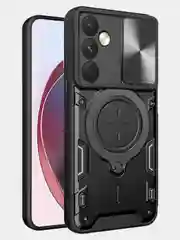 Черный чехол противоударный ring с защитой камеры для Samsung A55