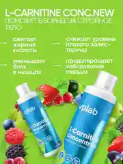 VPLAB L-Carnitine Conc. L карнитин жидкий, жиросжигатель, 500мл