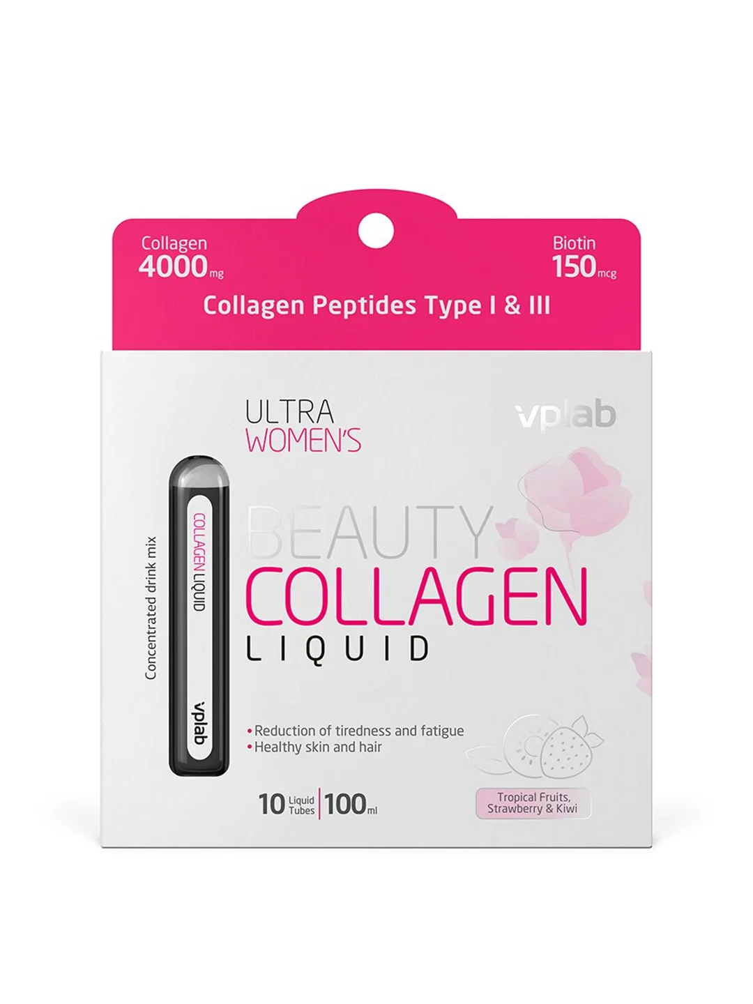 VPLAB Ultra Women's Beauty Collagen & Biotin Коллаген с биотином для женщин, 10 по 10 мл