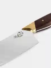 Коричневый набор из 2 кухонных ножей TF Zanjan из нержавеющей стали. Иран ручная работа - сувенир