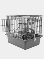 Клетка для грызунов PetTails разборная, шаг прута 10,5 мм, 42 х 30 х h37 см