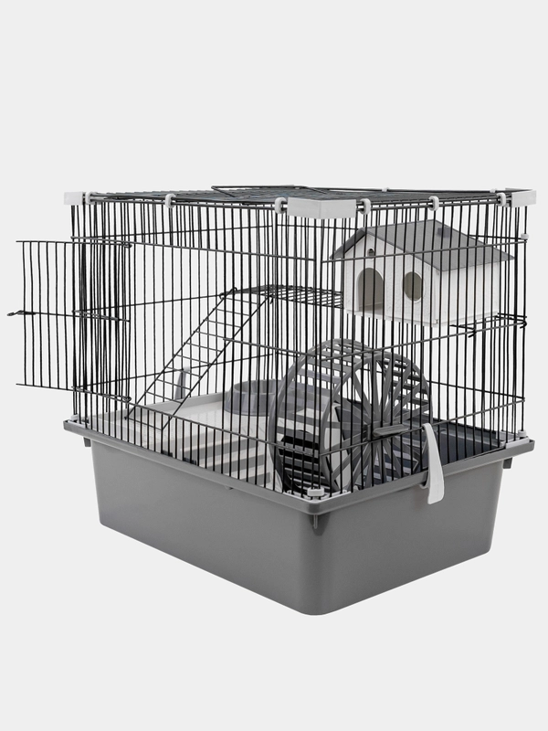 Клетка для грызунов PetTails разборная, шаг прута 10,5 мм, 42 х 30 х h37 см