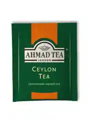 Чай "Ahmad Tea", Цейлонский черный, пакетики с ярлычками, в конвертах из фольги, 25х2г,