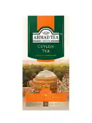 Чай "Ahmad Tea", Цейлонский черный, пакетики с ярлычками, в конвертах из фольги, 25х2г,