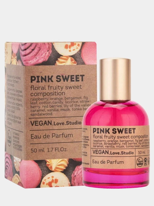 Туалетная вода для женщин Vegan Love Studio Pink Sweet, 50 мл