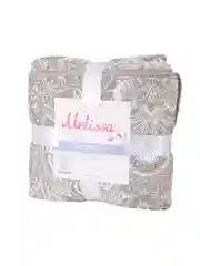 Покрывало двустороннее стеганное Mona Liza "Ажур" Серо-беж 200*220, 509175/5
