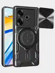Чехол противоударный ring с защитой камеры для Tecno Pova 6 Pro