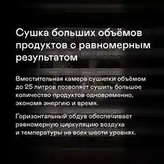 Сушилка для овощей и фруктов GARLYN D-06 / Дегидратор для мяса и рыбы
