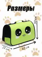 Сумка-переноска для домашних животных, с принтом, от 3 до 8 кг