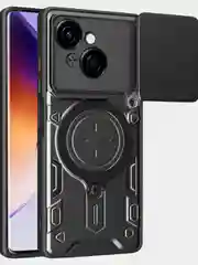 Черный чехол противоударный ring на Tecno Spark Go 1 и Pop 9 (Техно Спарк Го 1 и Поп 9)