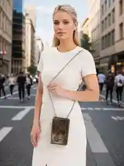 Угольный молодежная прозрачная сумка через плечо