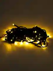 Желтый световая гирлянда новогодняя, 8,3 метров/Холодный/Разноцветная/Желтый свет