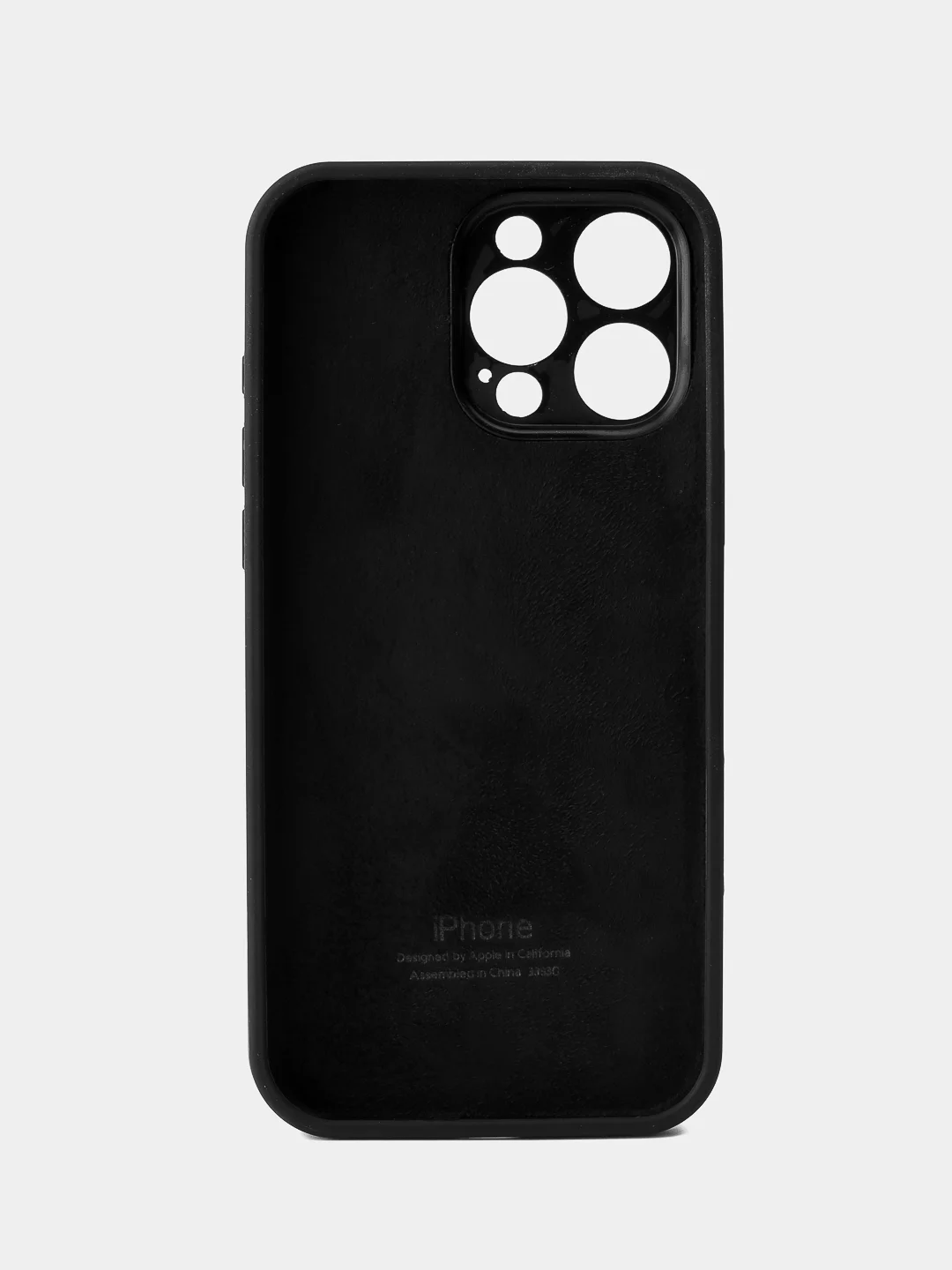 Черный чехол для iPhone 16, 16 Pro, 16 Pro Max, Silicone Case, чехол на айфон силиконовый