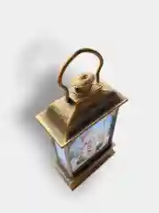 Лазурный новогодний светильник фонарь , свечка декоративная на батарейках