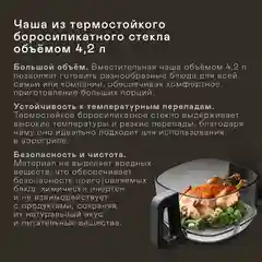 Аэрогриль с функцией подачи пара GARLYN AG-2000 Pro