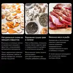 Сушилка для овощей и фруктов GARLYN D-06 / Дегидратор для мяса и рыбы