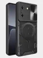 Черный чехол противоударный ring для Tecno Pova 5 Pro /  Техно Пова 5 Про