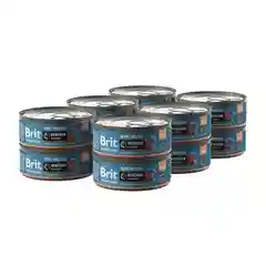 Корм влажный Brit Premium для собак мелких пород, ягненок и гречка, 100г *12шт