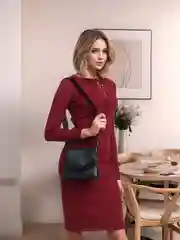 Черный сумка женская, кроссбоди с цепочкой
