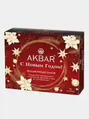 Чайный набор АКBАR подарочный, 3 вида по 25 пакетиков