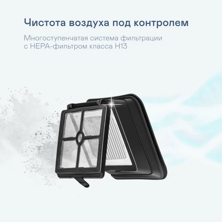 Вертикальный пылесос GARLYN Aqua Pro 7 Turbo