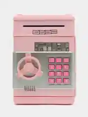 Розовый копилка-банкомат с кодовым замком