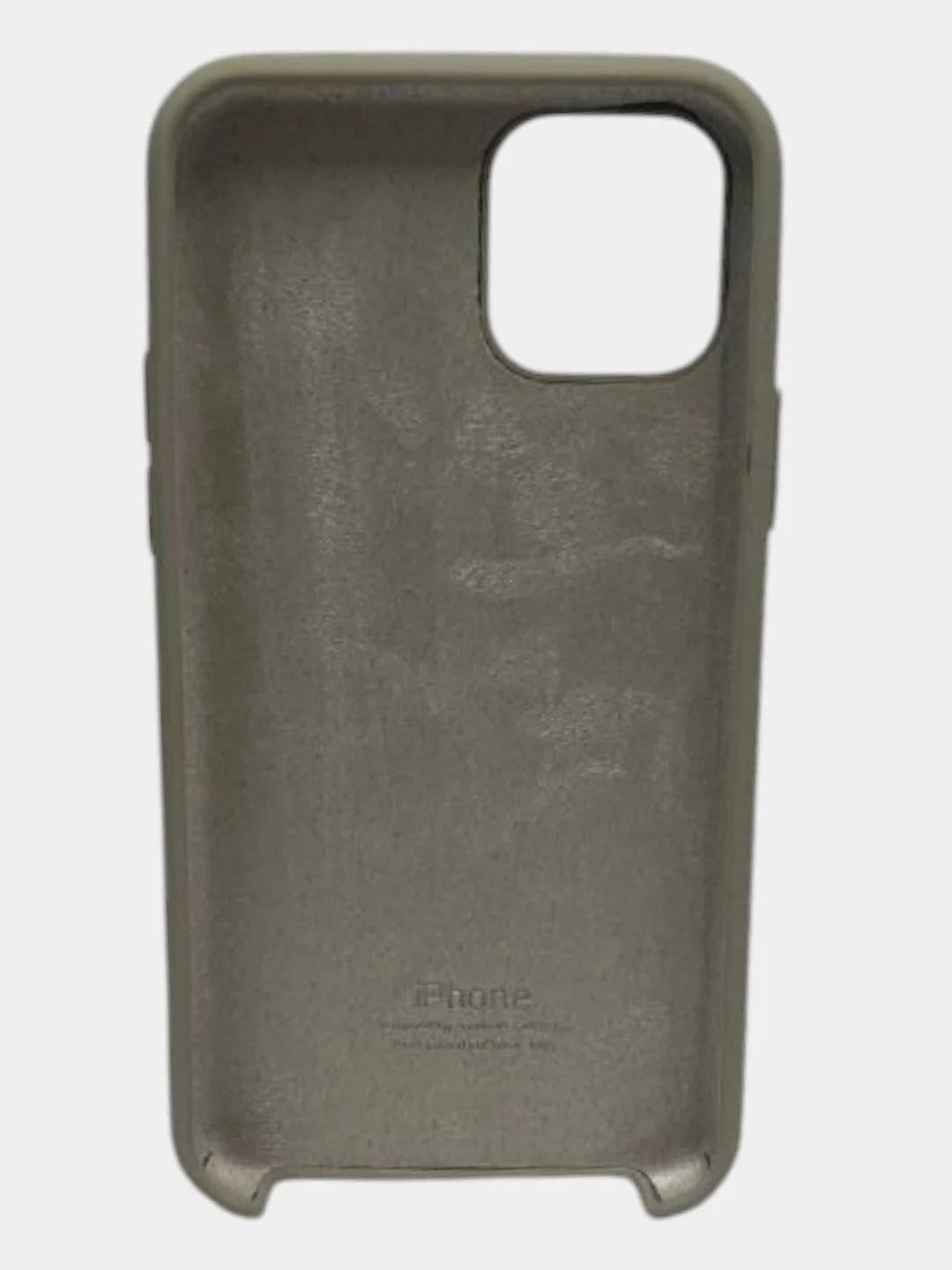 Серый меланж чехол Silicone case для iPhone 11 Pro