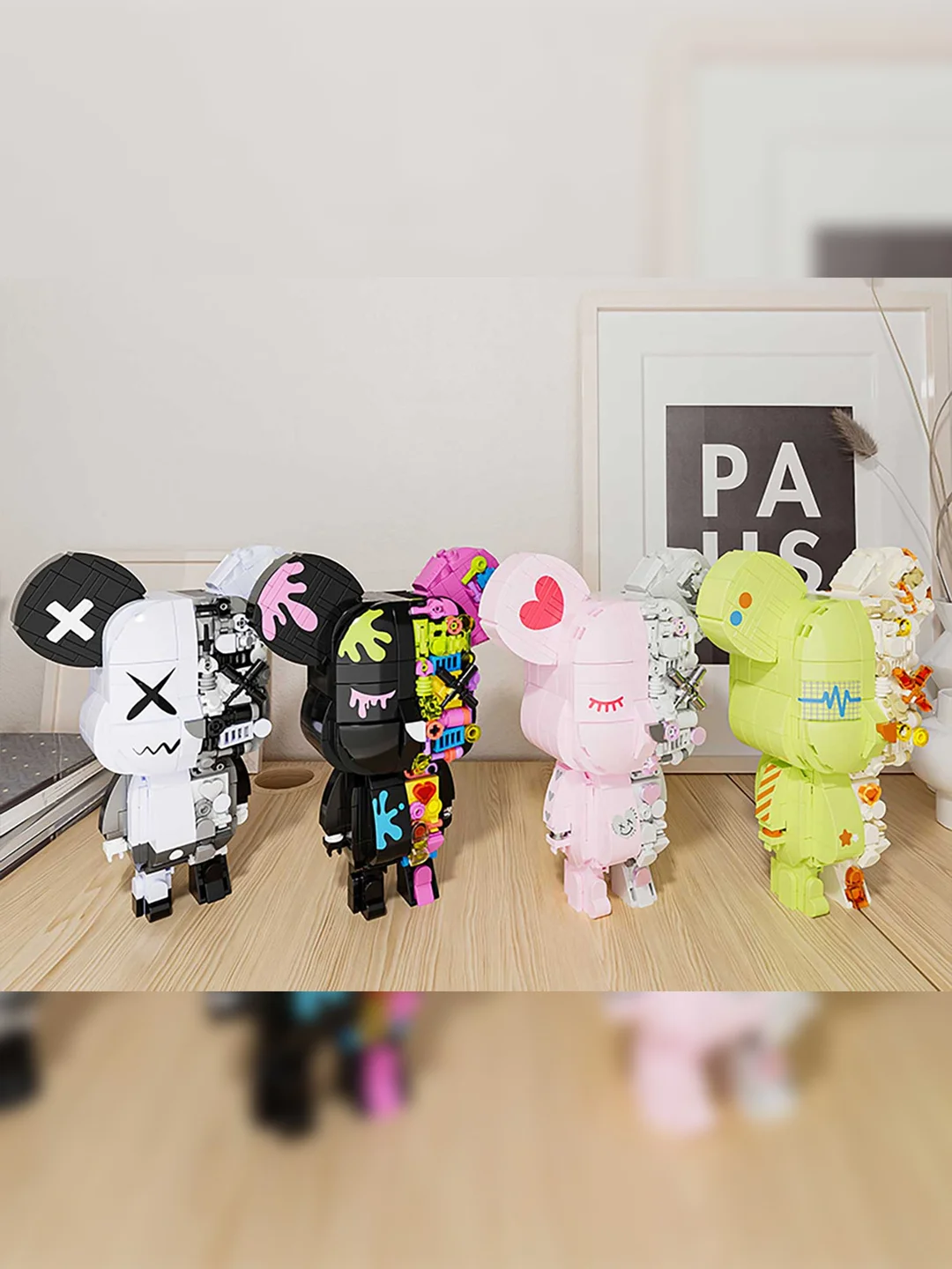 Конструктор Jaki "Bearbrick: Gamma grey"