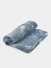 Голубой плед бамбуковый,светящийся в темноте,Размер - 180/200