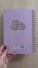 Бежевый меланж блокнот капибара,зжаписная книжка