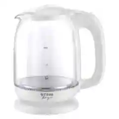 Белый чайник электрический STINGRAY ST-KT3005A стеклянный/ 2200W/ 1.7л