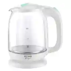 Бирюзовый чайник электрический STINGRAY ST-KT3005A стеклянный/ 2200W/ 1.7л