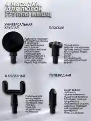 Мышечный массажер для тела, ударный, перкуссионный, антицеллюлитный, Massage Gun