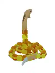 Антистресс-игрушка Klixx Creaturez Гремучая змея оранжевая